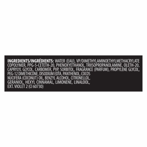 TRESemmé Hair Gel, Mega Control for Frizz Control with Coconut Oil, Alcohol-Free Perspective: top