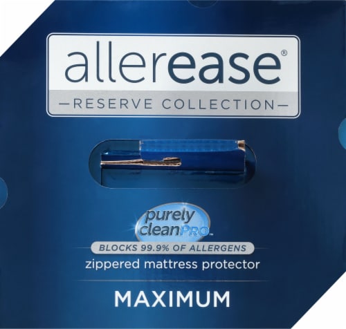 AllerEase Maximum Allergy and Bedbug Mattress Protector Perspective: top