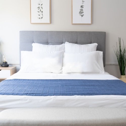 AllerEase® BedBug Allergy and Waterproof Zippered Pillow Protector Perspective: top