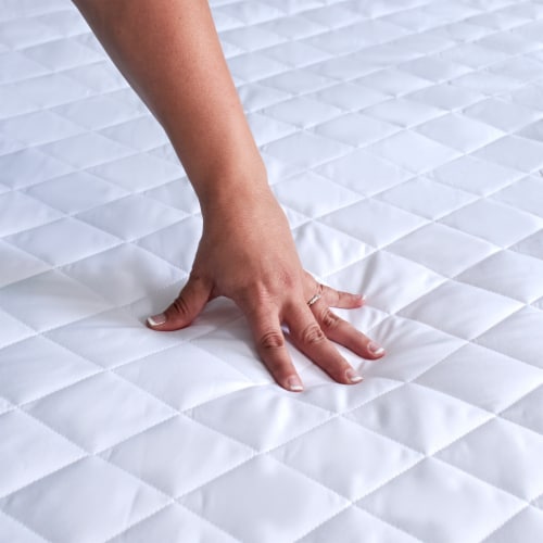Sealy Luxury Cotton Mattress Pad Perspective: top
