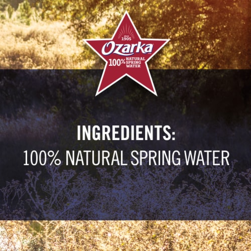 Ozarka 100% Natural Spring Water Jug Perspective: top