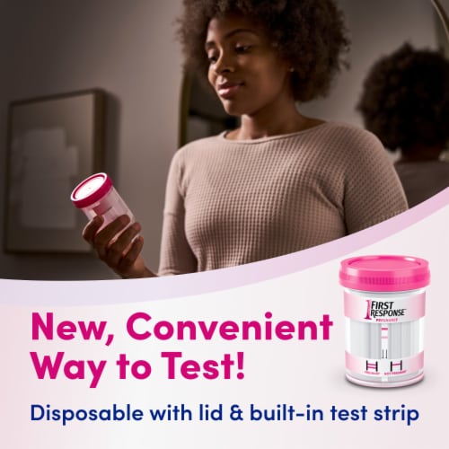 First Response Multi Check Quick & Simple Pregnancy Test Kit, 1 Kit Perspective: top