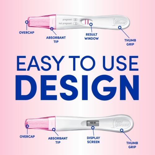 First Response Early Result Test and Digital Pregnancy Test Perspective: top