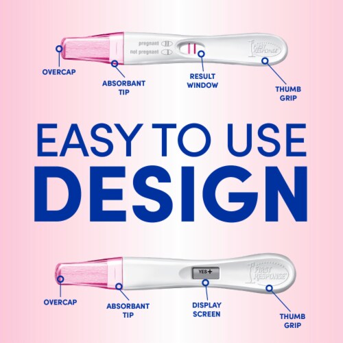 First Response Early Result Test and Digital Pregnancy Test Perspective: top