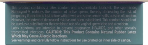 Trojan® Ultra-Thin Condoms With Spermicidal Lubricant Perspective: top