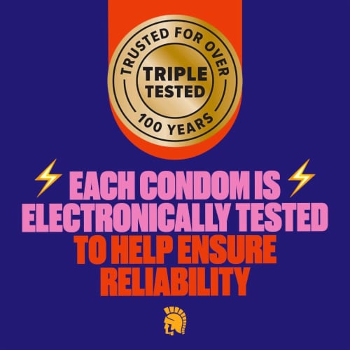Trojan ENZ Classic Reservoir End Latex Condoms Perspective: top