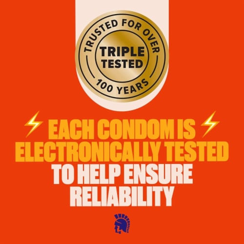 Trojan Ultra Ribbed Condoms Perspective: top