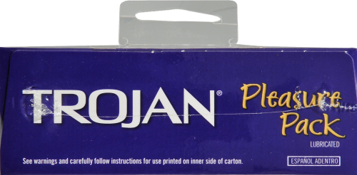 Trojan Pleasure Pack Condoms Perspective: top