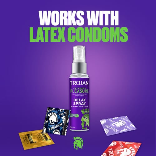 Trojan™ Extended Pleasure Delay Spray Perspective: top