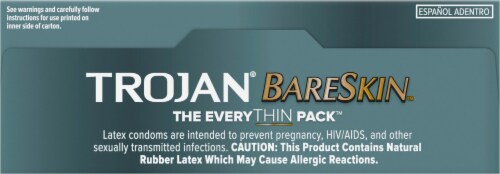 Trojan® BareSkin™ The EveryTHIN Pack™ Condom Variety Pack Perspective: top