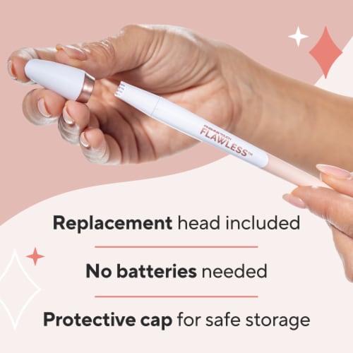 Finishing Touch Flawless Stray Hair Pain-Free Hair Remover Perspective: top