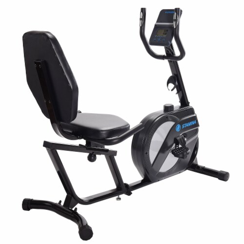 Stamina Products 1346 Stationary Magnetic Resistance Recumbent Exercise Bike Perspective: top