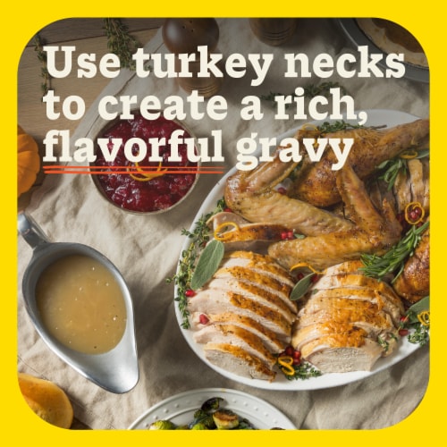 Butterball® All Natural Lean Turkey Necks Tray Perspective: top