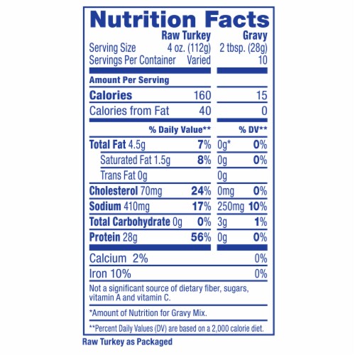 Butterball All Natural Premium Frozen Bone-In Turkey Breast Perspective: top