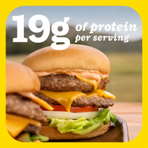 Butterball All Natural Fresh 85/15% Lean Turkey Burger Patties – Seasoned for Beef Lovers 16 oz Perspective: top