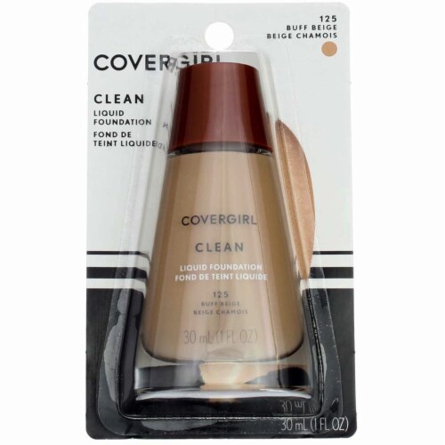 Covergirl Clean Liquid Foundation - # 125 Buff Beige 1 oz Perspective: top