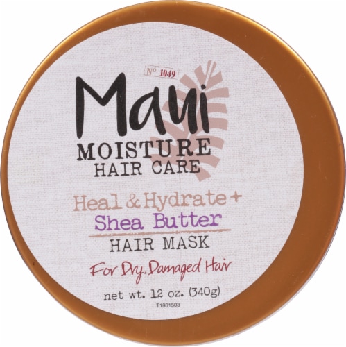Maui Moisture Heal & Hydrate + Shea Butter Hair Mask Perspective: top
