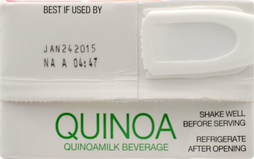 Suzie's Unsweetened Quinoamilk Beverage Perspective: top