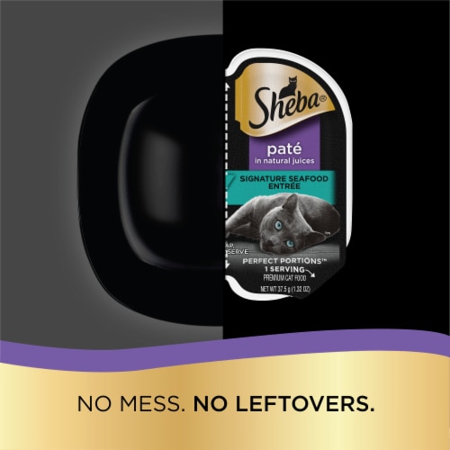 Sheba Perfect Portions Seafood Adult Wet Cat Food Pate Perspective: top
