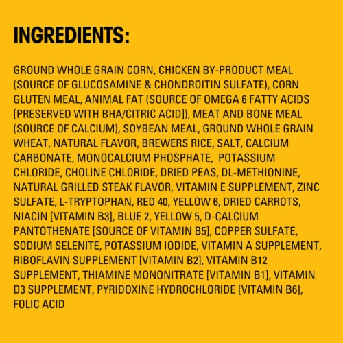 Pedigree® Small Dog Complete Nutrition Grilled Steak & Vegetable Flavor Adult Dry Dog Food Perspective: top