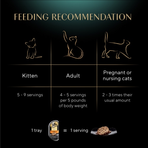 Sheba Perfect Portions Adult Wet Cat Food Cuts in Gravy Roasted Chicken Perspective: top