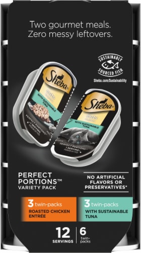 Sheba Perfect Portions Cuts In Gravy Wet Cat Food Entrees Multipack Perspective: top