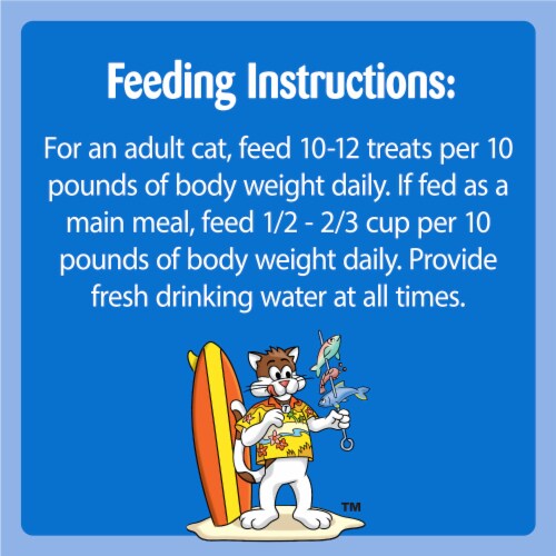 Temptations Surfers' Delight Flavor Cat Treats Perspective: top