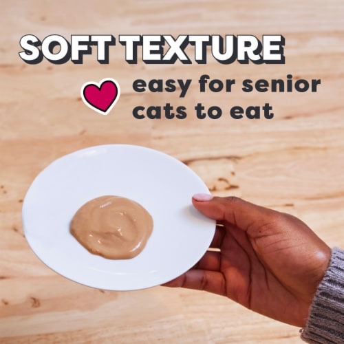 Temptations Creamy Puree with Tuna Lickable Squeezable Adult Cat Treats Perspective: top