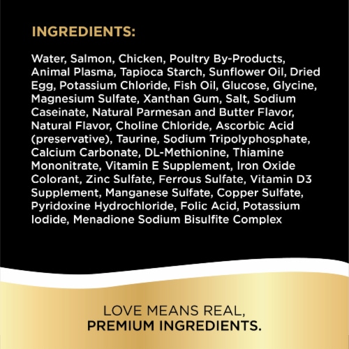 SHEBA PERFECT PORTIONS Bistro Salmon in Creamy Sauce Adult Wet Cat Food Perspective: top