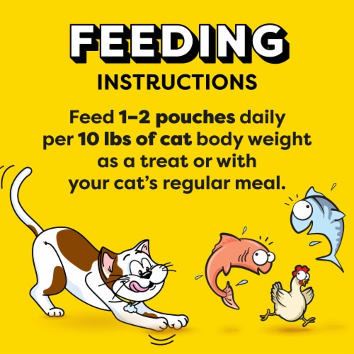 Temptations Creamy Puree Lickable Squeezable Wet Cat Treat Chicken Salmon & Tuna Variety Pack Perspective: top