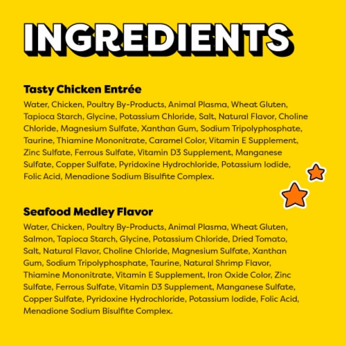 Temptations Bites in Gravy Tasty Chicken and Seafood Medley Adult Wet Cat Food Variety Pack Perspective: top