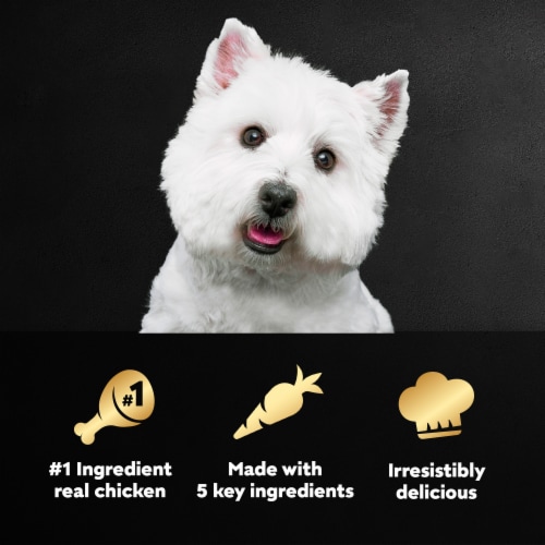 Cesar Simply Crafted Chicken, Carrots, Potatoes & Peas Canine Cuisine Complement 8.81 oz Perspective: top