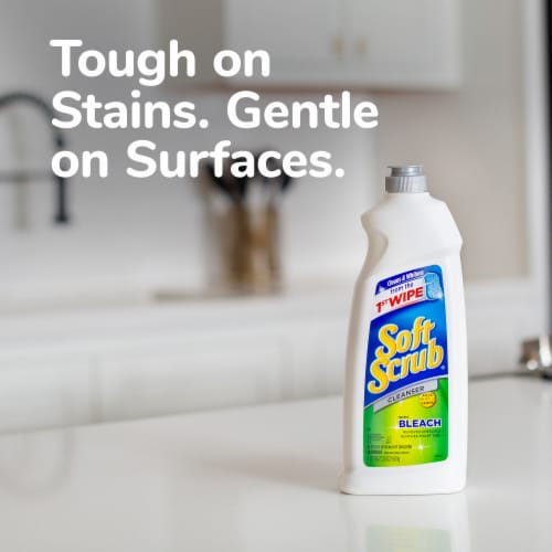 Soft Scrub® Multi Purpose Disinfectant Cleanser with Bleach Perspective: top