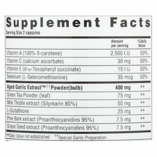 Kyolic Formula 105 - 200 Caps Perspective: top