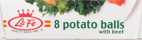 La Fe® Potato Balls Filled With Beef Perspective: top