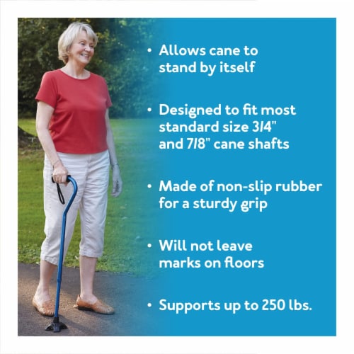 Carex® Self Standing Cane Tip Perspective: top