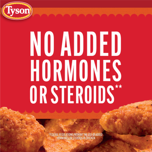 Tyson Any'tizers Frozen Buffalo Style Boneless Chicken Bites Perspective: top