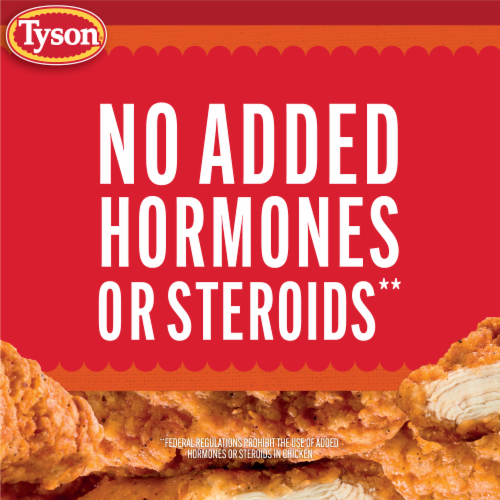 Tyson® Fully Cooked Buffalo Style Chicken Strips Perspective: top