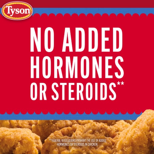 Tyson Any’tizers Frozen Crispy Boneless Chicken Bites Perspective: top