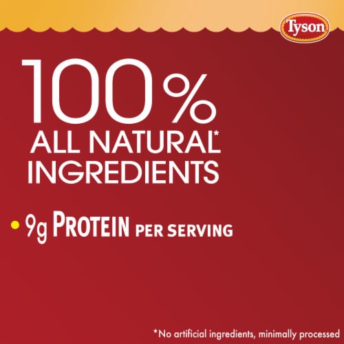 Tyson® Frozen Fully Cooked Chicken Patties Perspective: top