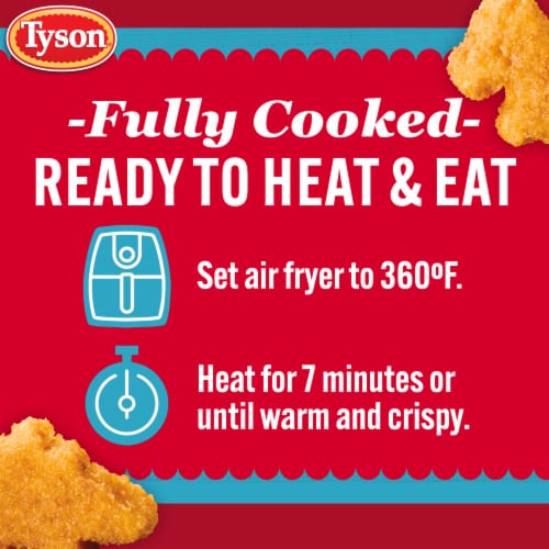 Tyson® Fully Cooked Fun Nuggets with Whole Grain Breading Perspective: top