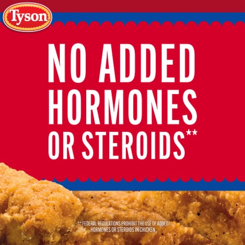 Tyson Frozen Southern Style Chicken Breast Tenderloins Perspective: top
