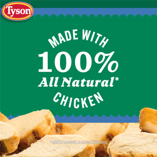 Tyson Frozen Grilled Chicken Breast Strips Perspective: top
