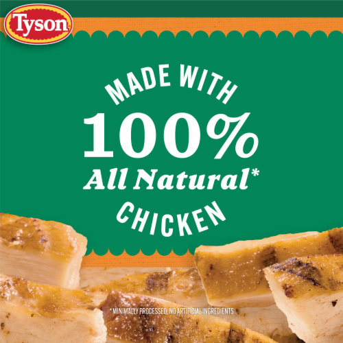 Tyson Frozen Grilled Fajita Chicken Strips Perspective: top