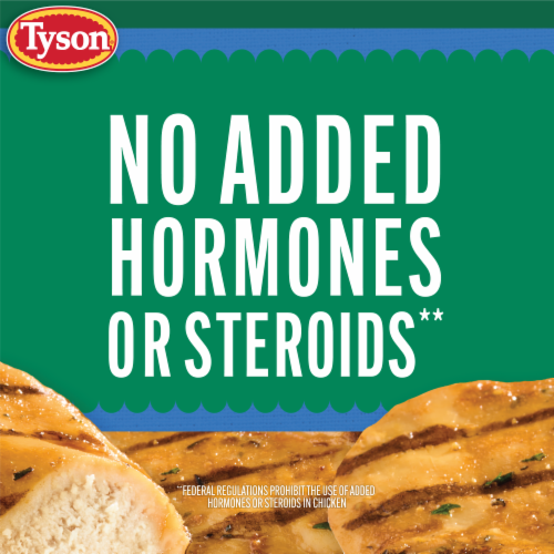 Tyson Frozen Grilled Chicken Breast Fillets Perspective: top