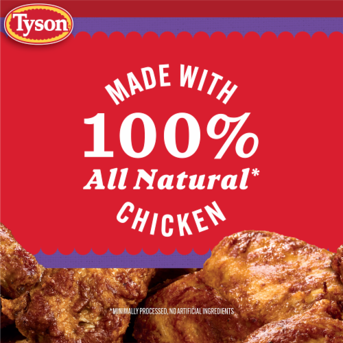 Tyson Any'tizers Frozen BBQ Flavored Chicken Wings Perspective: top