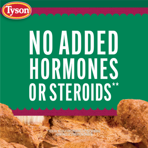 Tyson Frozen Blackened Flavored Chicken Tenders Perspective: top