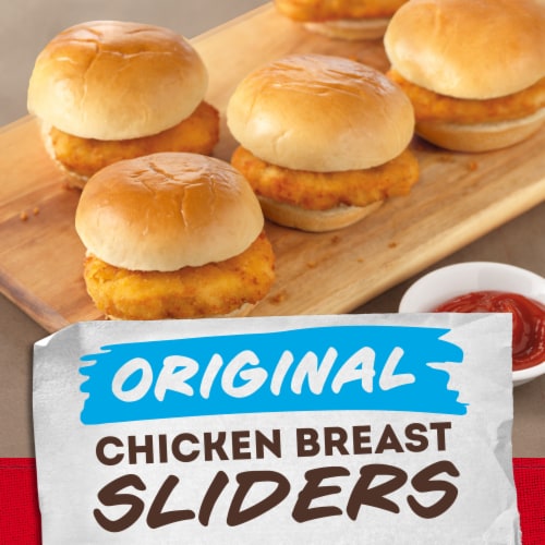 Tyson Original Chicken Breast Sliders (Frozen) Perspective: top