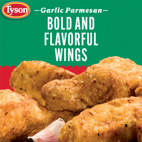 Tyson Restaurant Style Garlic Parmesan Crispy Wings Perspective: top