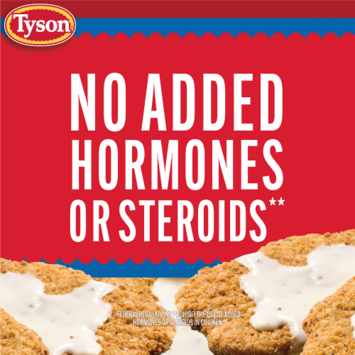 Tyson Frozen Country Fried Steaks with Gravy Mix Perspective: top